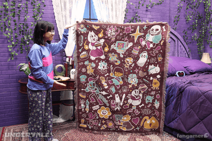 Friends and Foes Throw Blanket