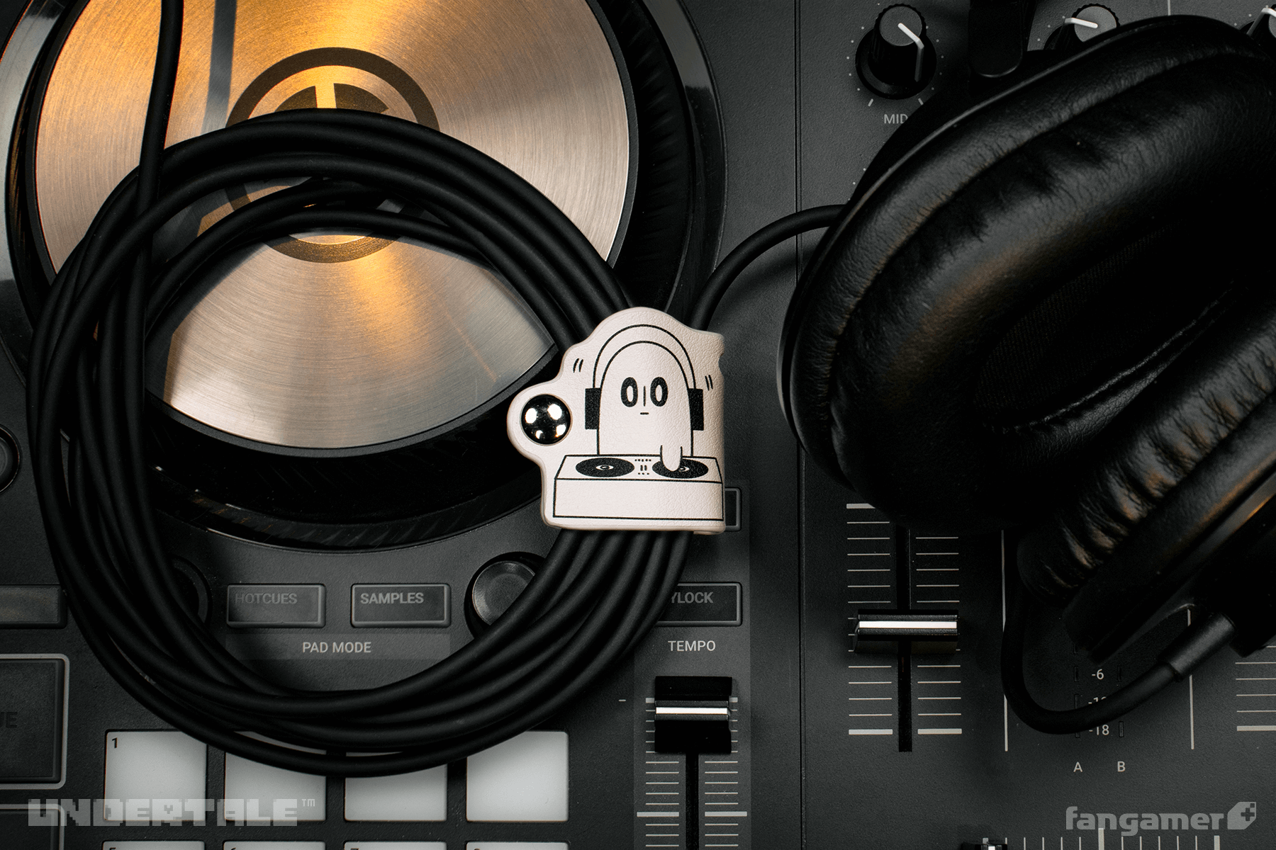 Napstablook Earphone Cable Clip