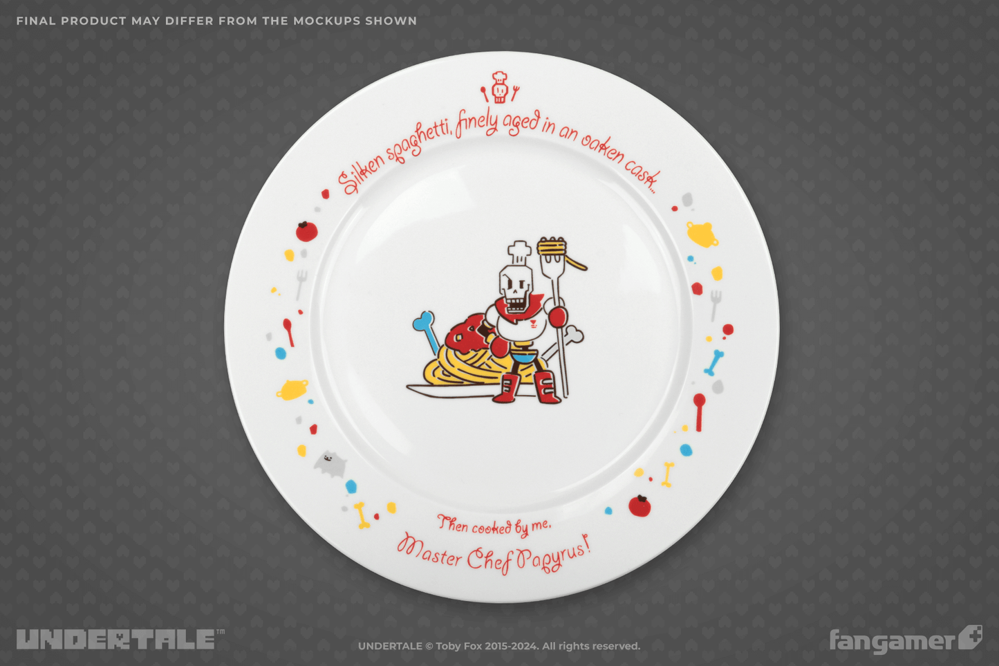 Papyrus Date Commemorative Spaghetti Plate