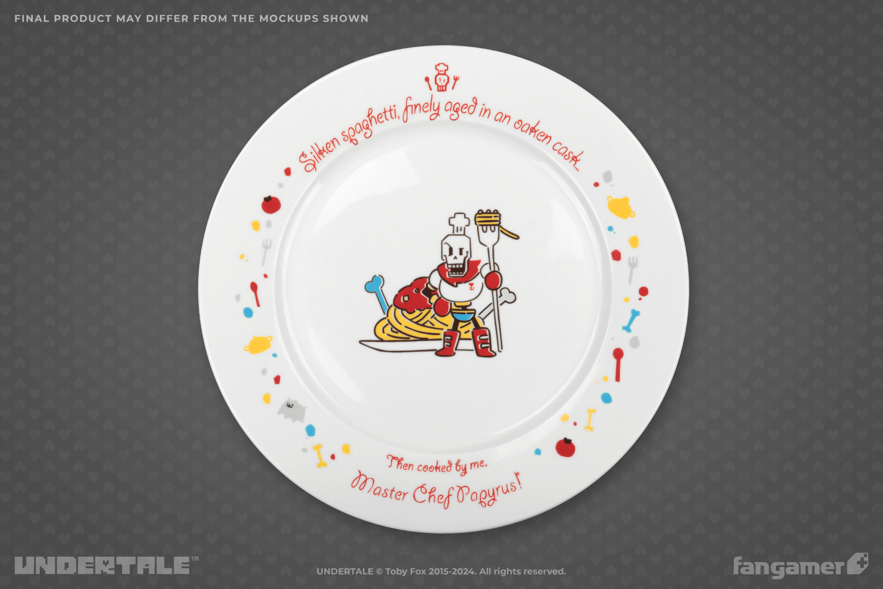 Papyrus Date Commemorative Spaghetti Plate