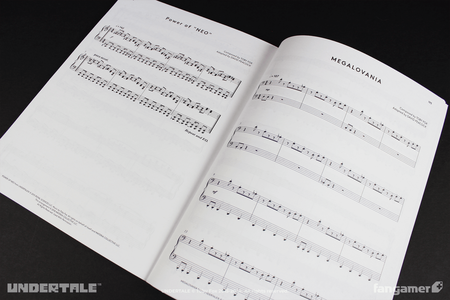 UNDERTALE - Complete Piano Score Book