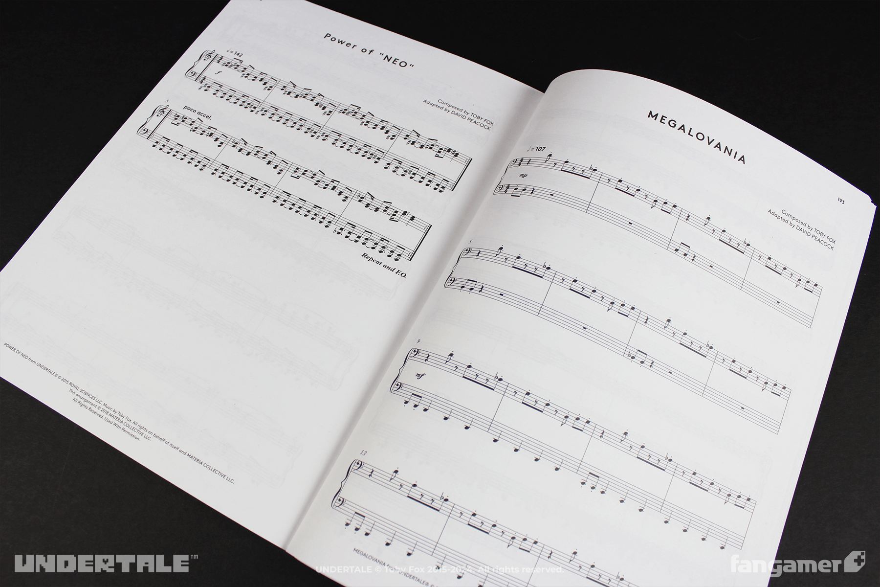 UNDERTALE - Complete Piano Score Book