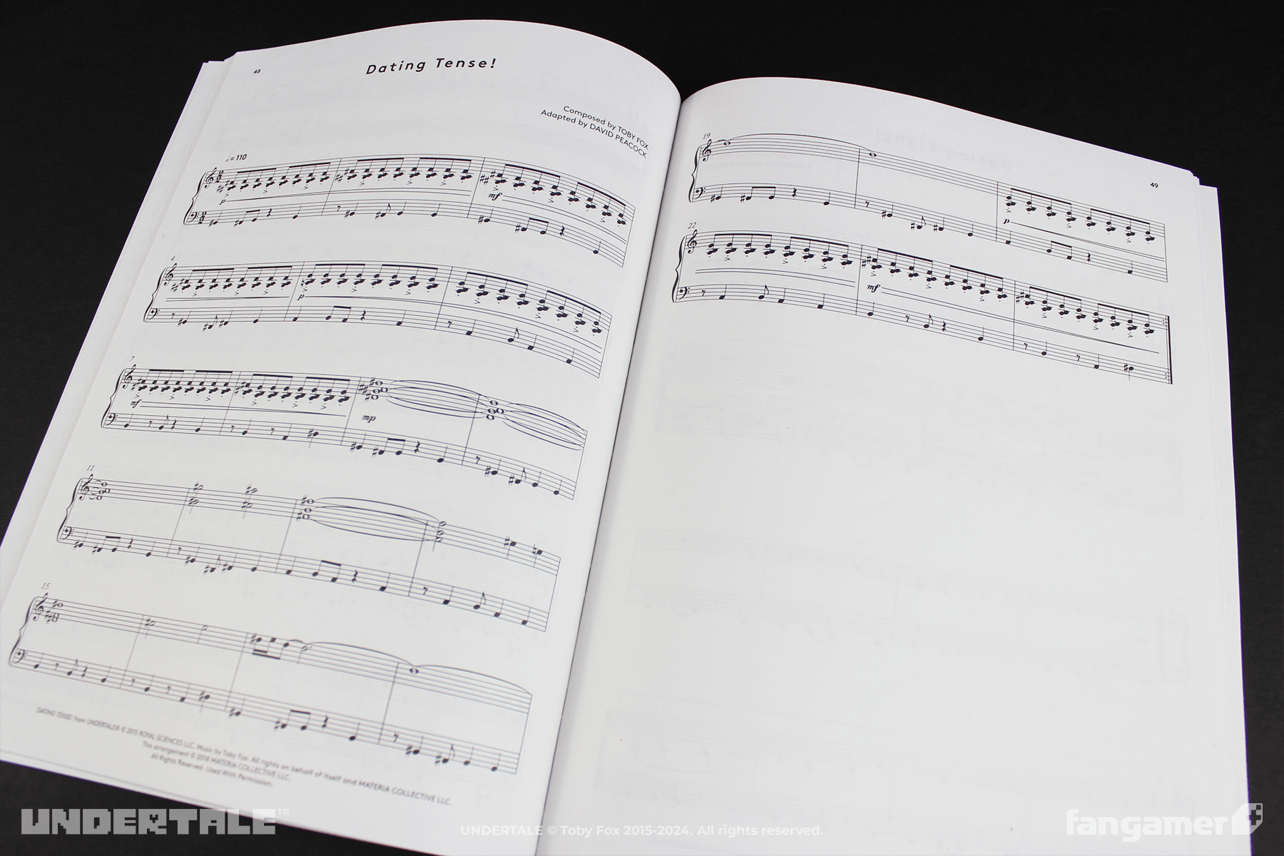 UNDERTALE - Complete Piano Score Book