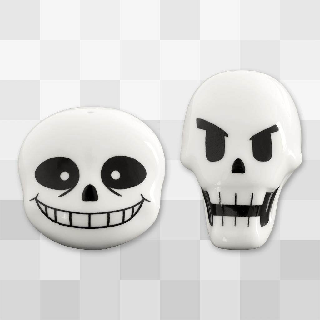 Sans & Papyrus Salt & Pepper Shaker Set