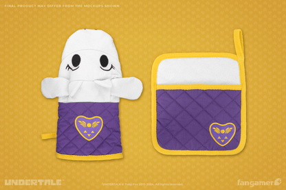Toriel's Kitchen Oven Mitt & Potholder Set