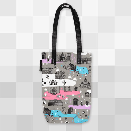 Underground Journey Faux Leather Tote