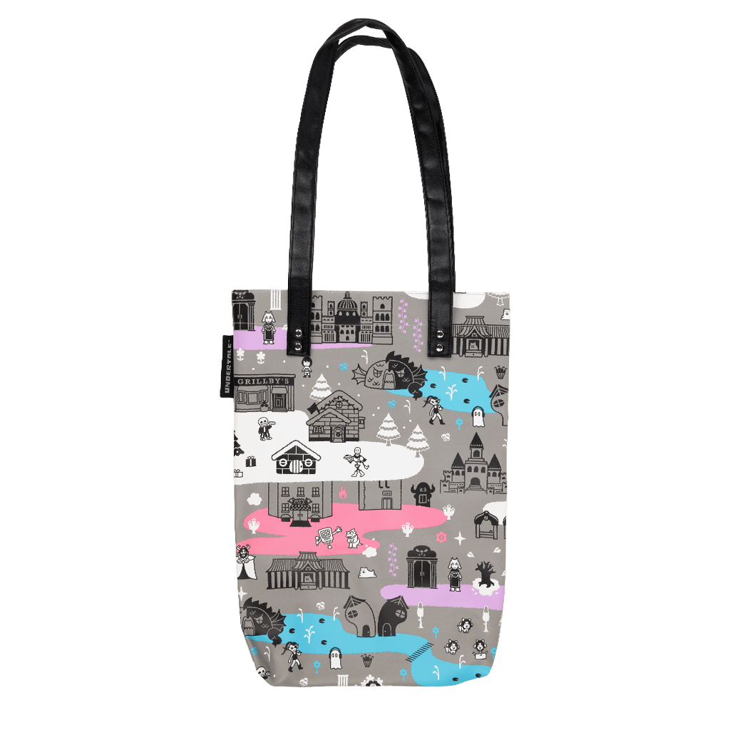 Underground Journey Faux Leather Tote