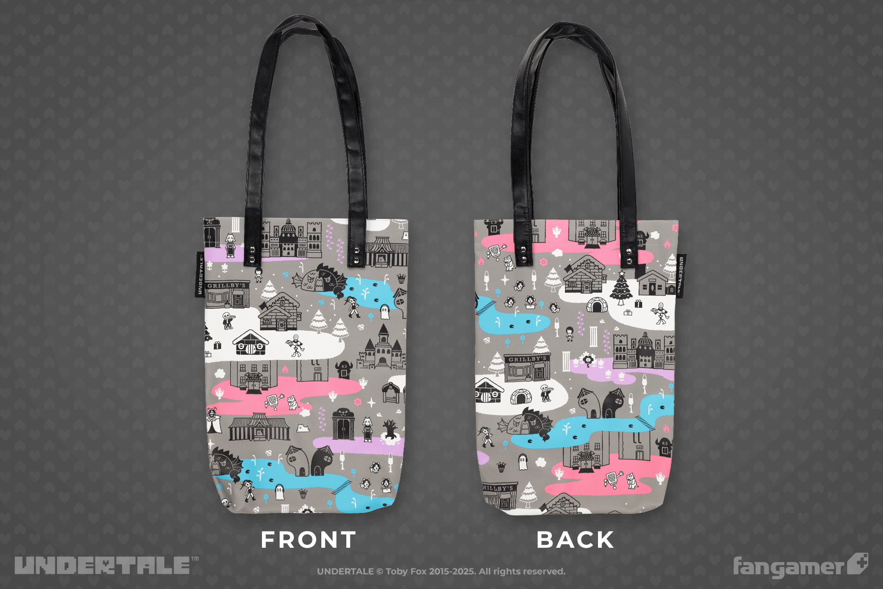 Underground Journey Faux Leather Tote