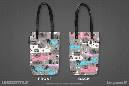 Underground Journey Faux Leather Tote