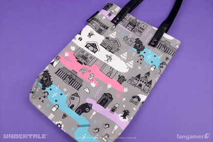 Underground Journey Faux Leather Tote