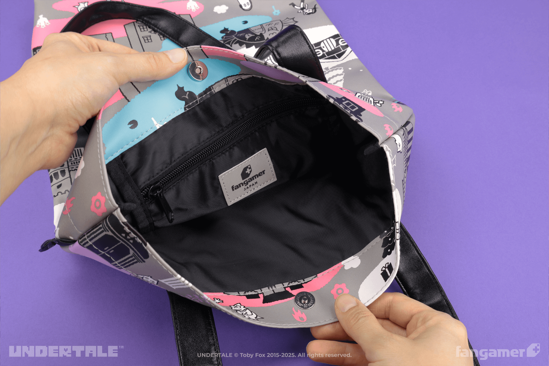 Underground Journey Faux Leather Tote