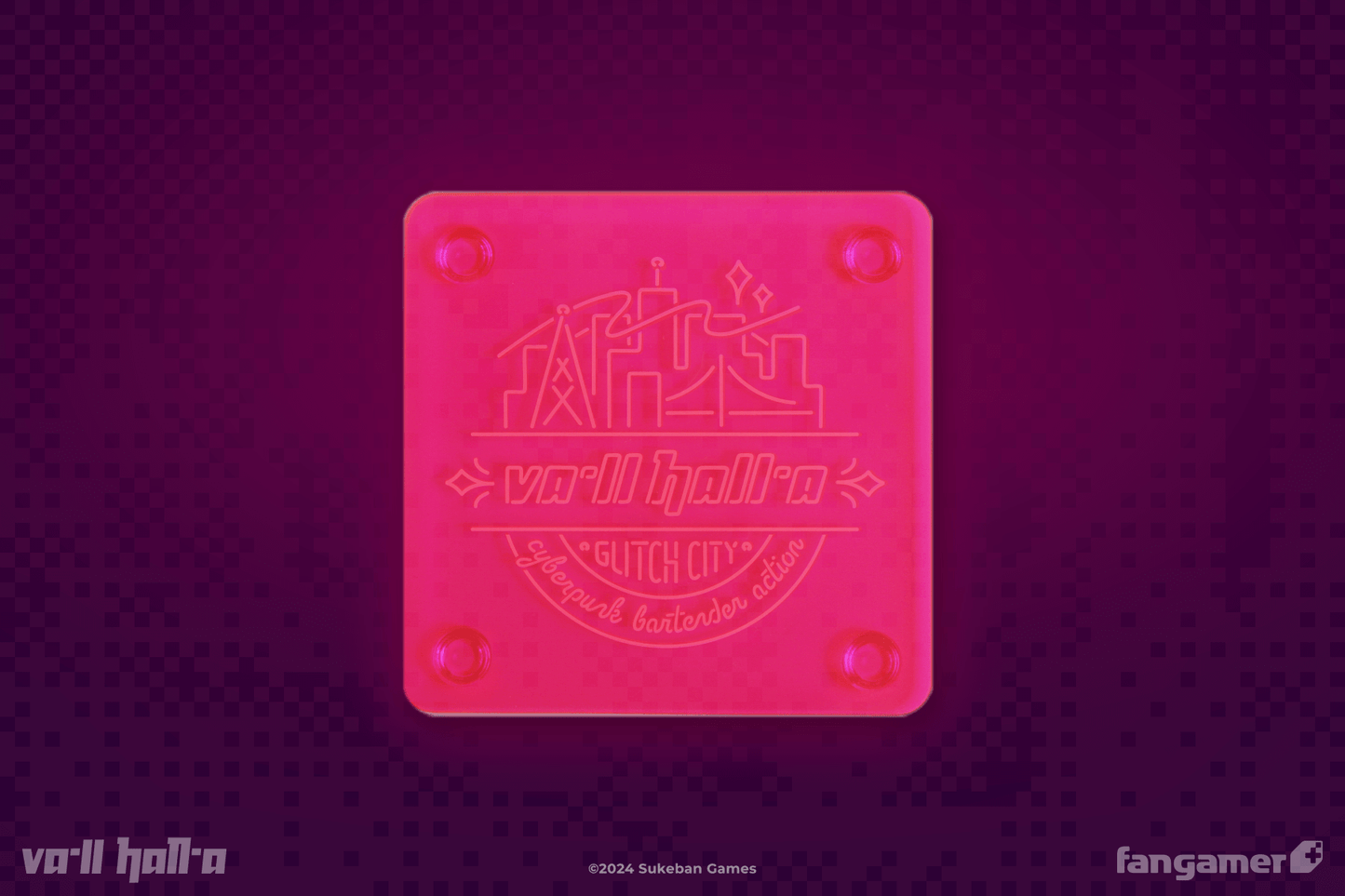 VA-11 HALL-A Pub Glass & Coaster Set