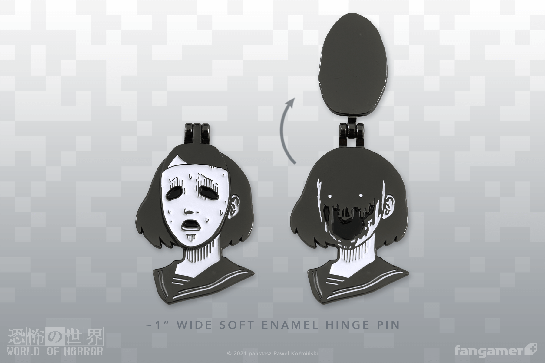 Crestfallen Mask Enamel Pin