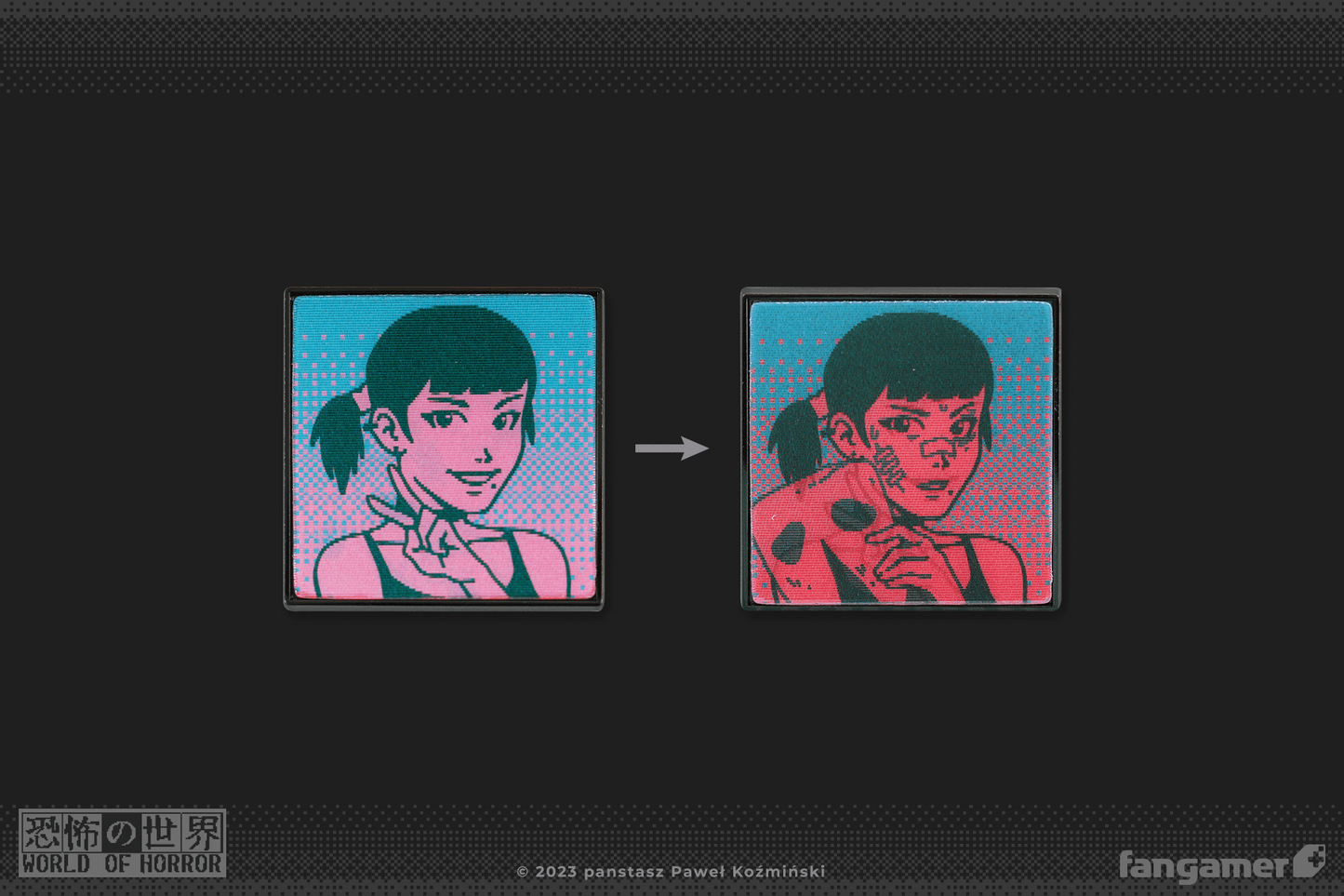 Doomed Already Lenticular Pin