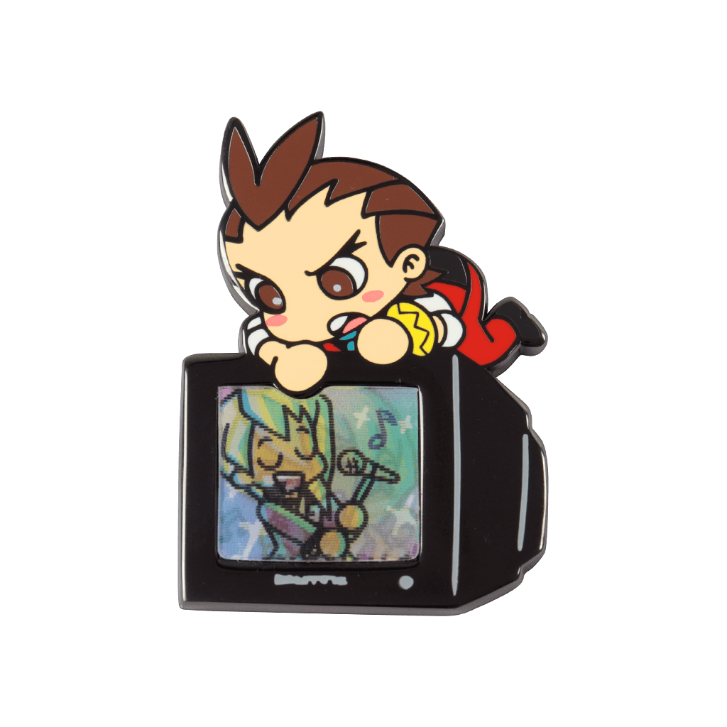 Let's Rock! Lenticular Pin