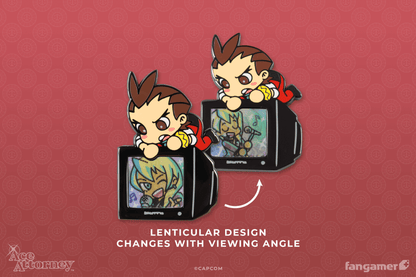 Let's Rock! Lenticular Pin