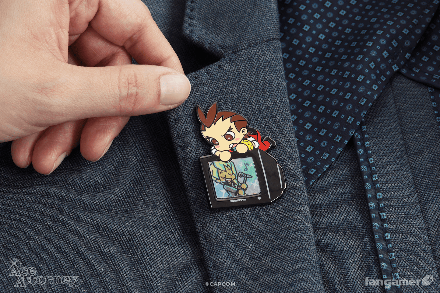 Let's Rock! Lenticular Pin