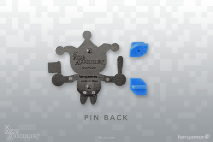 Blue Badger Dancing Pin