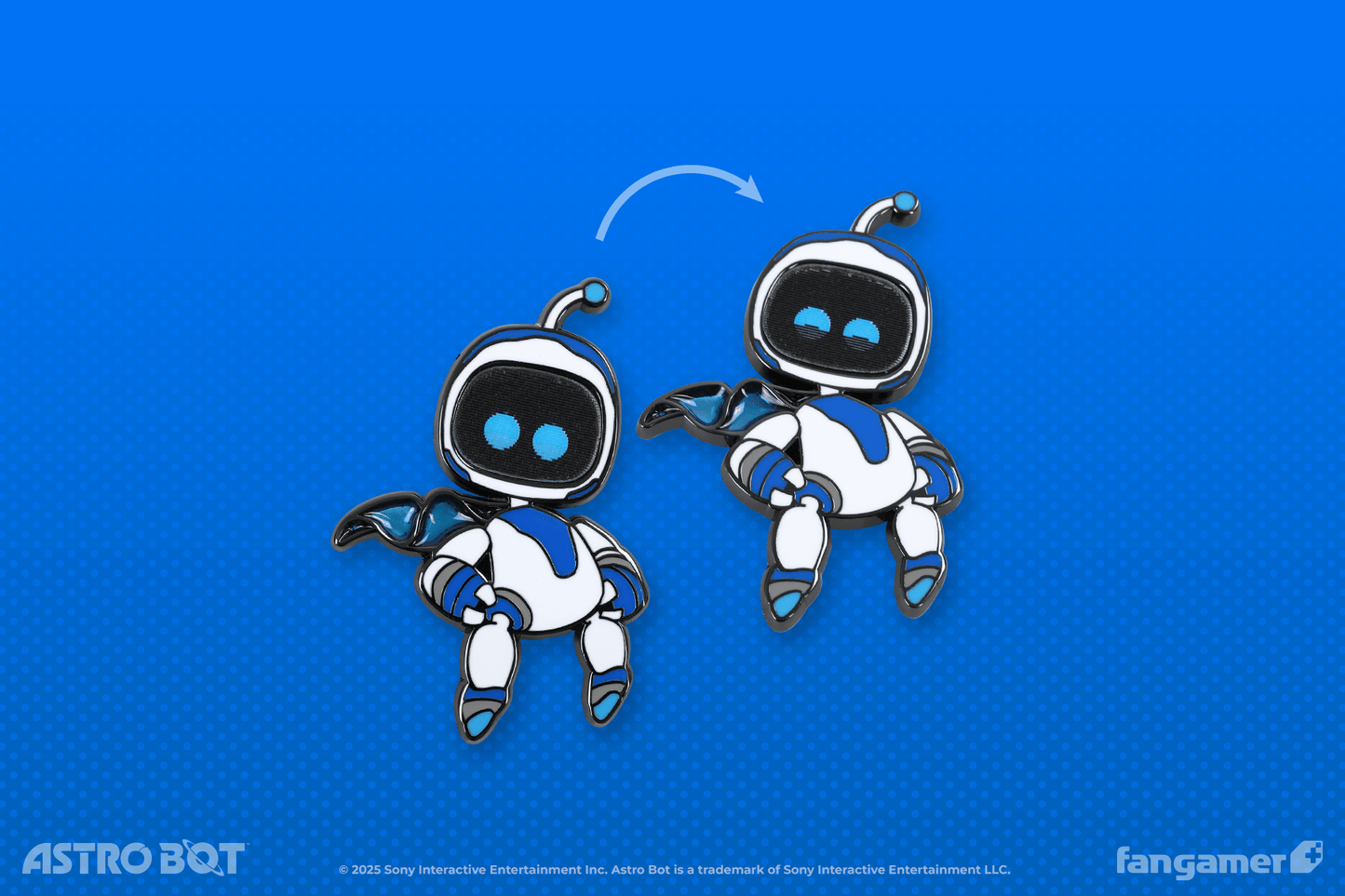 ASTRO BOT Lenticular Pin