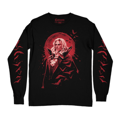 Crimson Eclipse Long-Sleeved Shirt