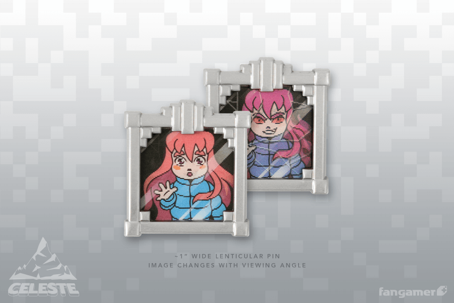 Double Mirror Lenticular Pin