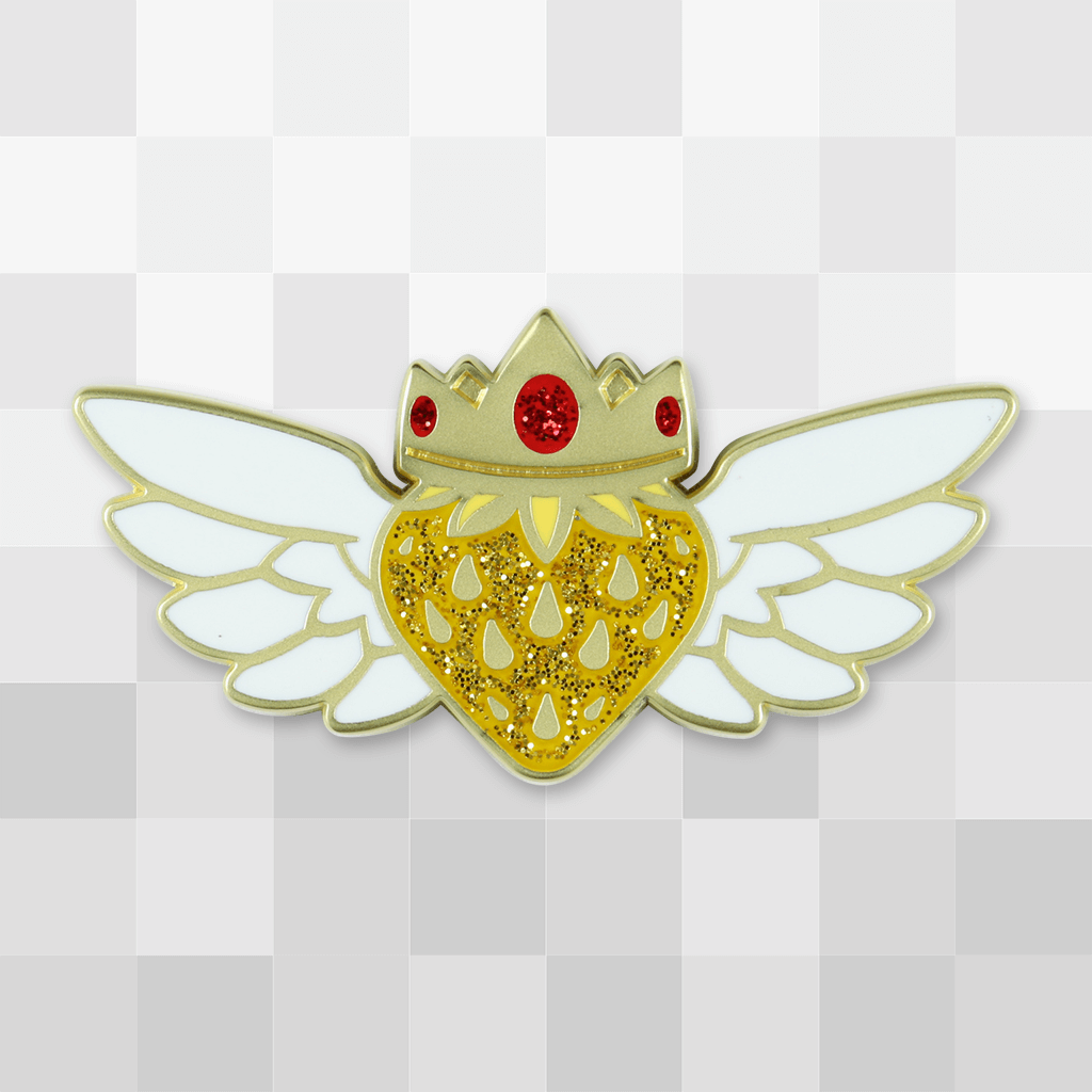 Golden Strawberry Pin