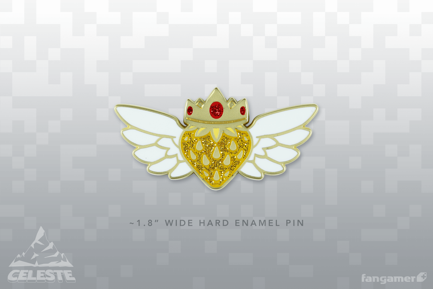 Golden Strawberry Pin