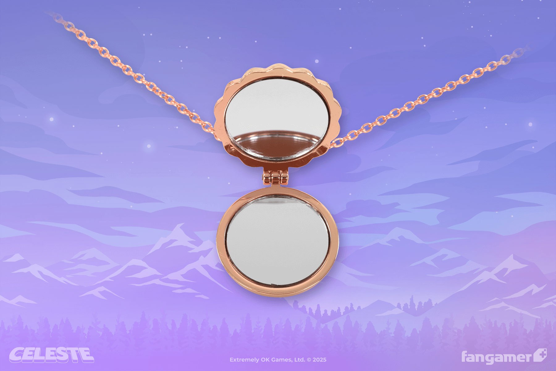 Strawberry Pie Mirror Locket
