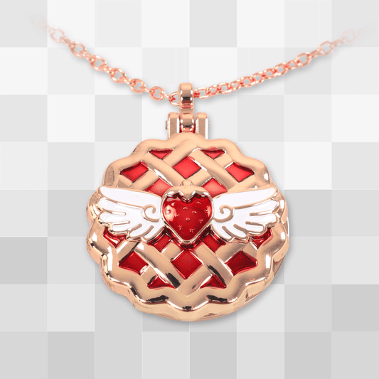 Strawberry Pie Mirror Locket