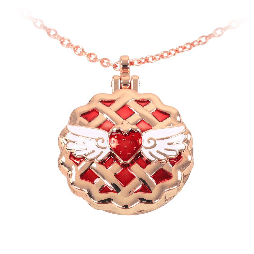 Strawberry Pie Mirror Locket