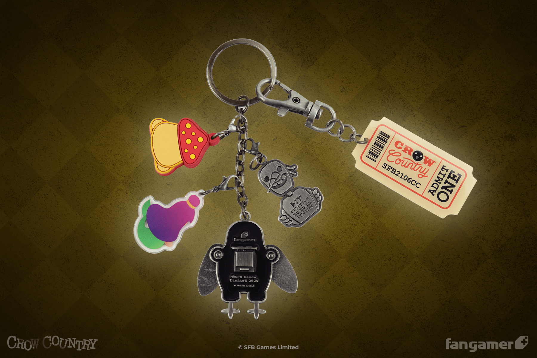 Crow Country Park Keychain