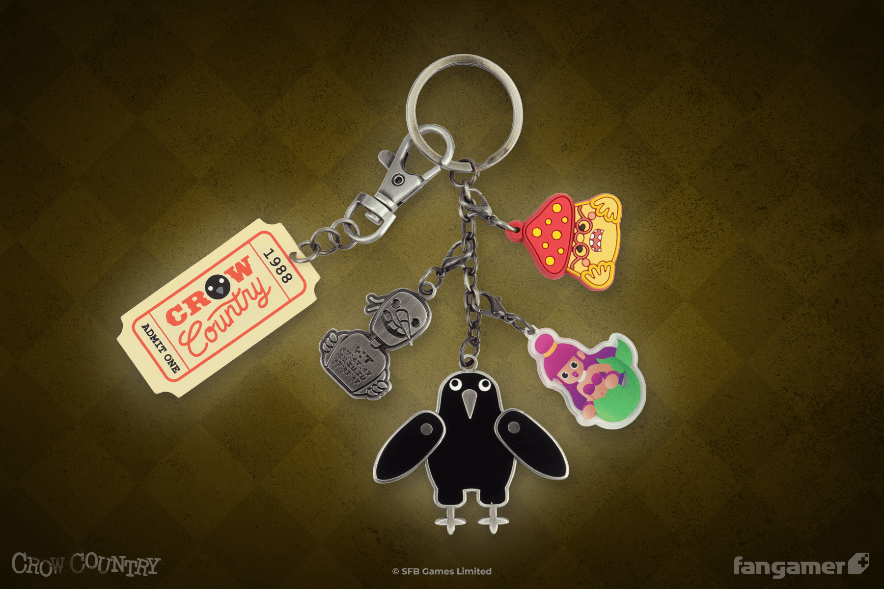 Crow Country Park Keychain
