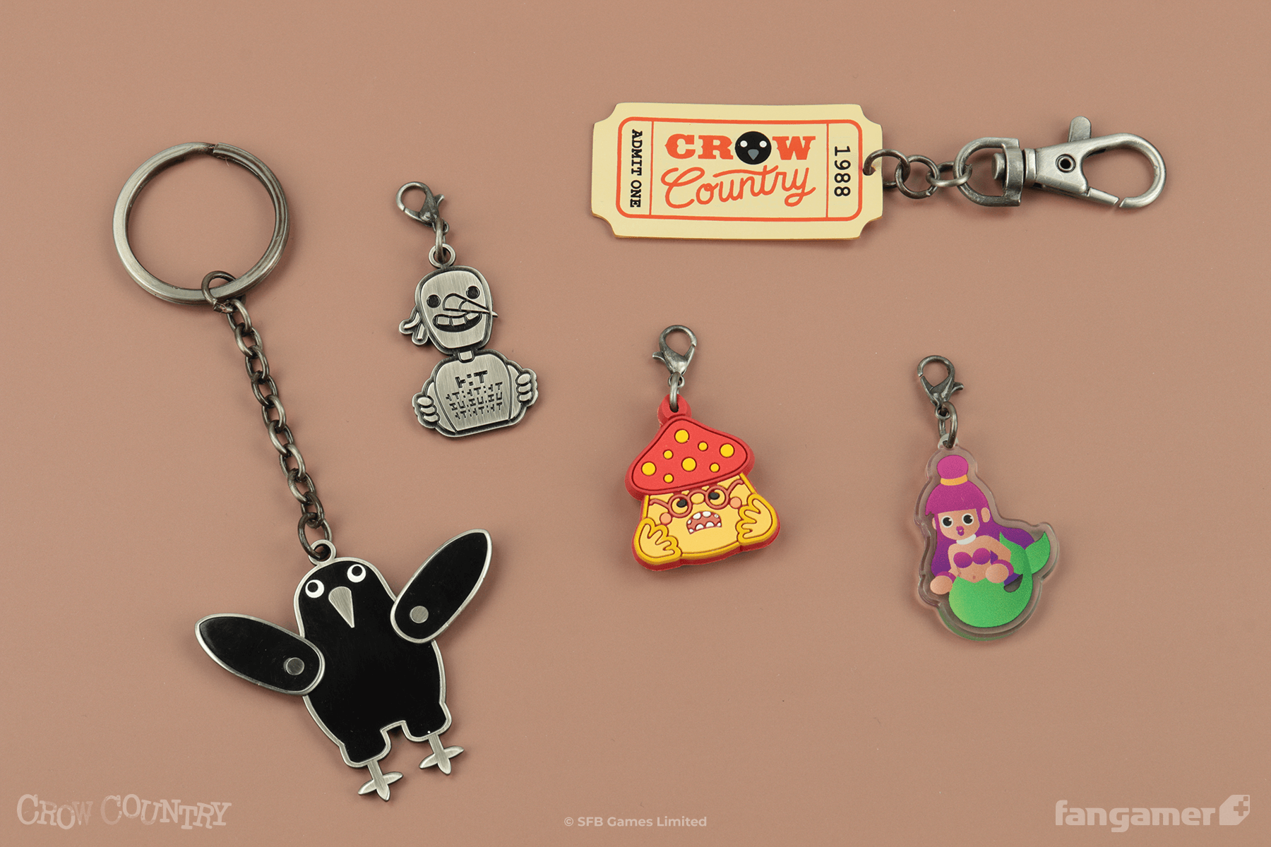 Crow Country Park Keychain