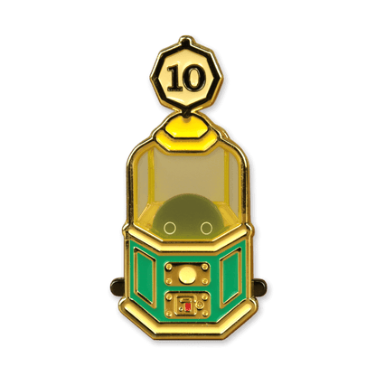 Fortune Teller Crow Sliding Pin