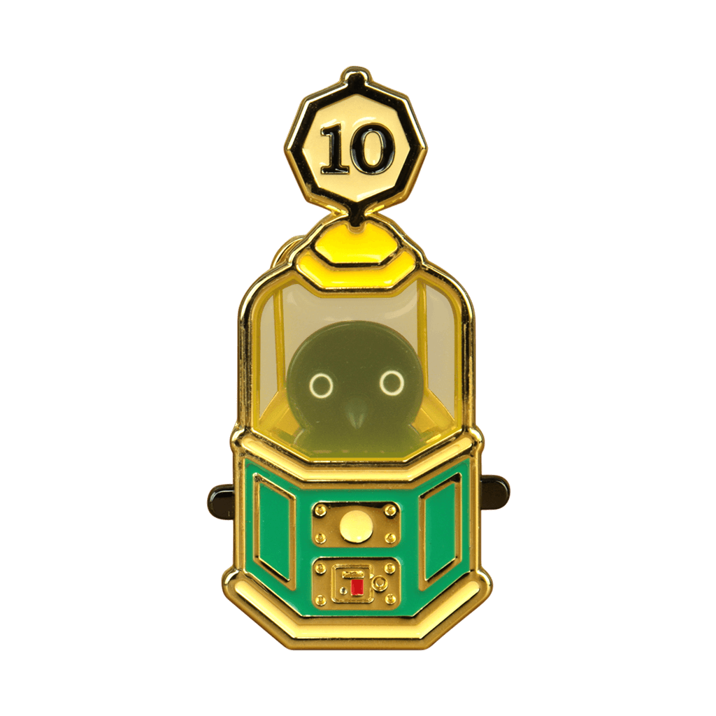 Fortune Teller Crow Sliding Pin