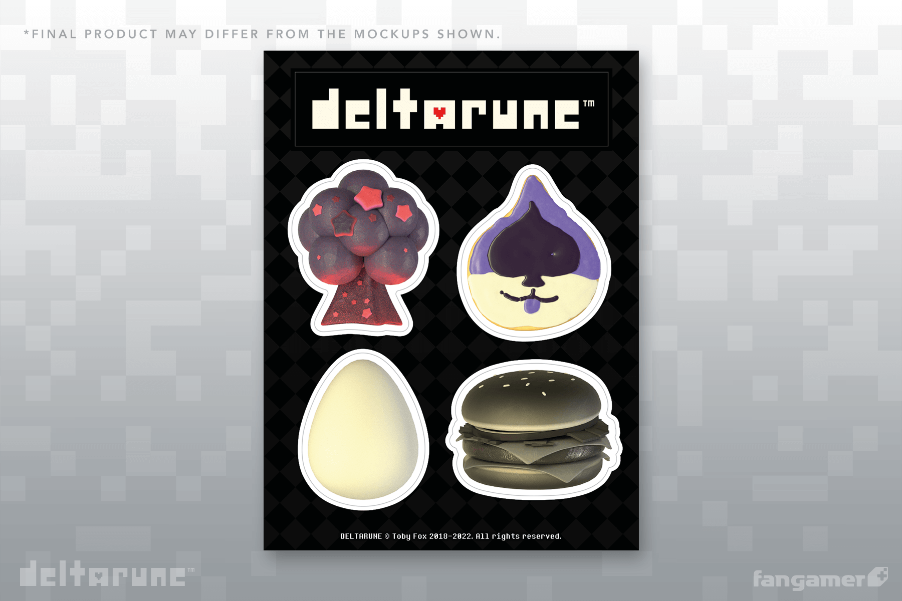 DELTARUNE NPC Sticker Sheet