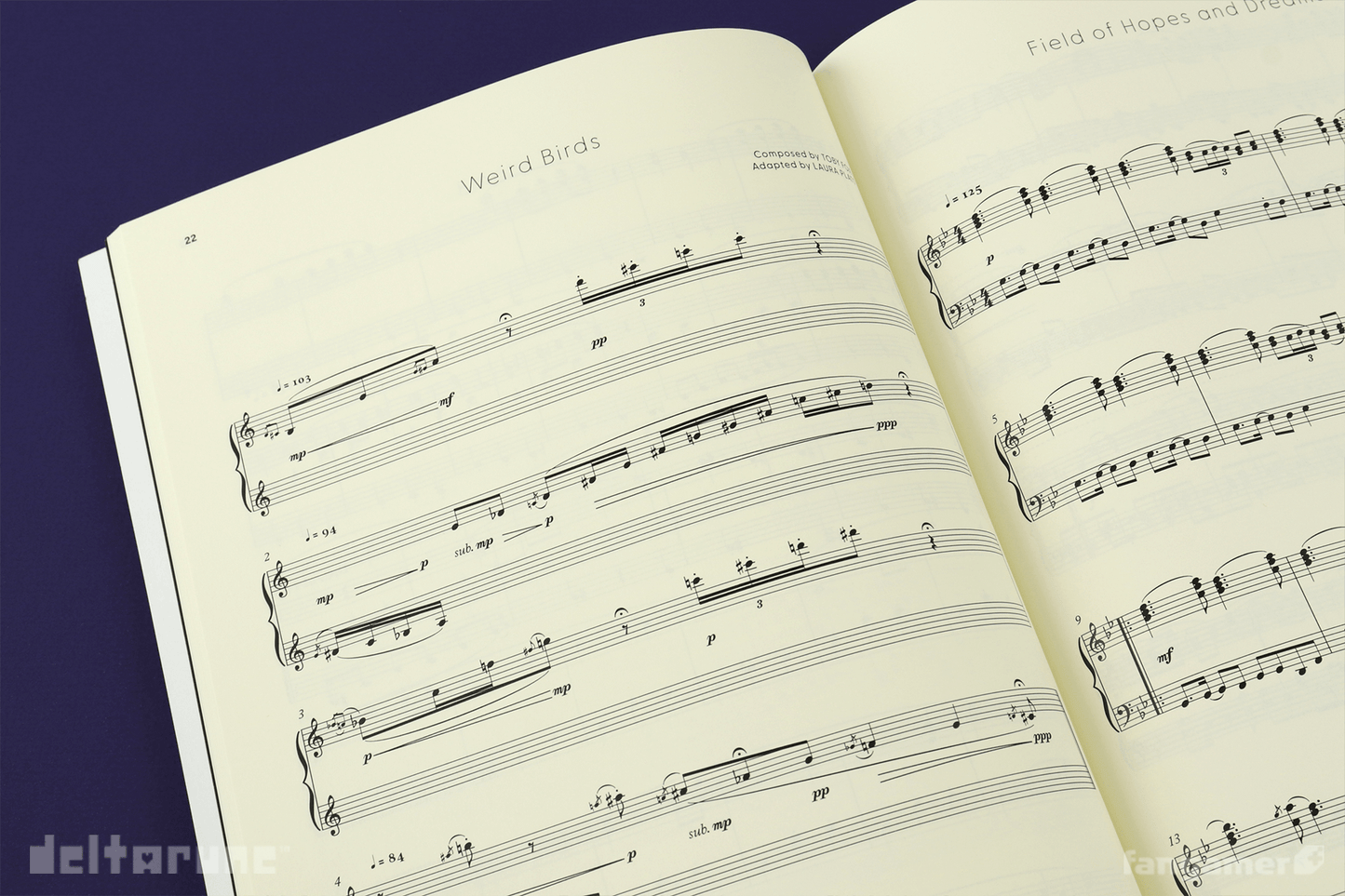 DELTARUNE Incomplete Piano Score Book