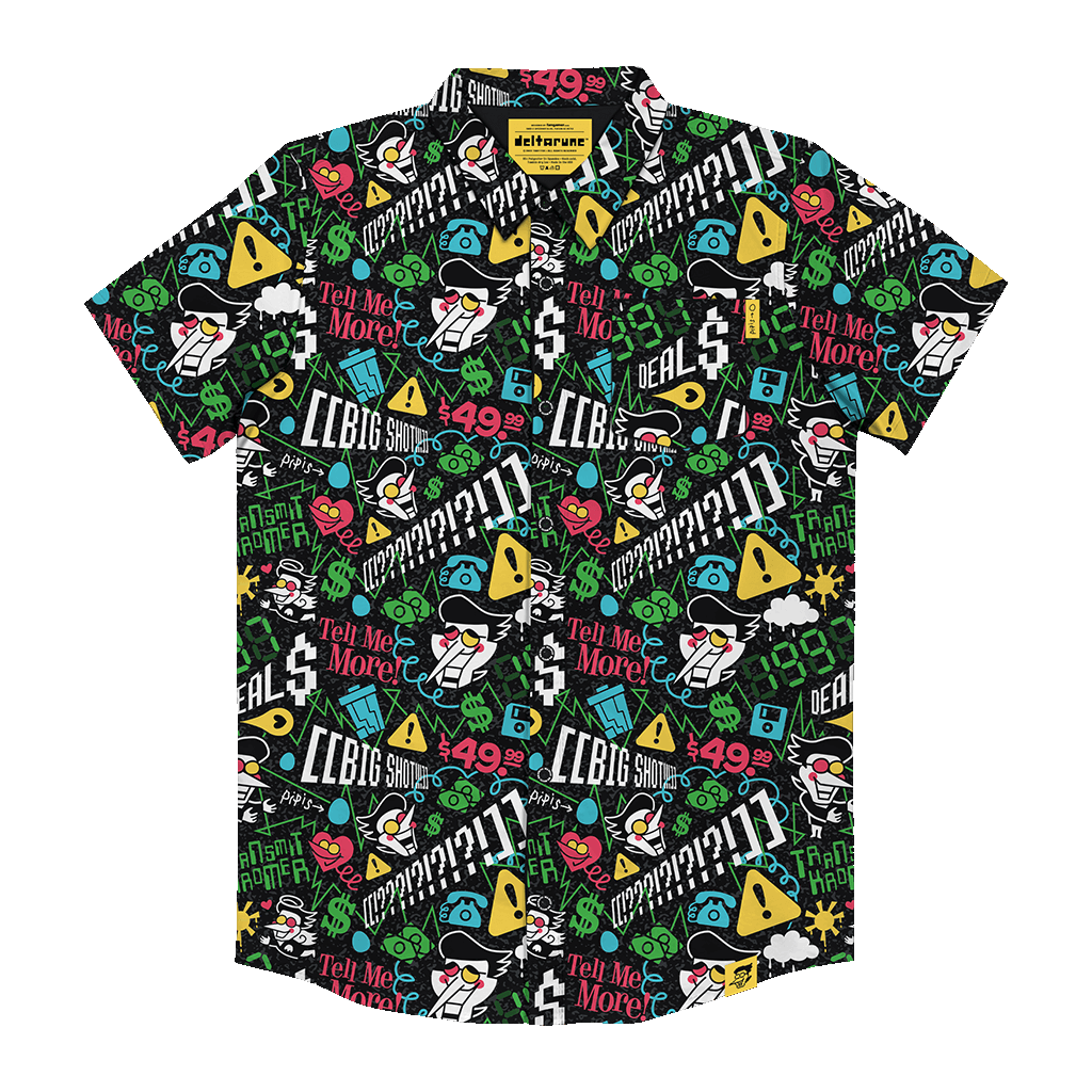 Spamton Button Up Shirt