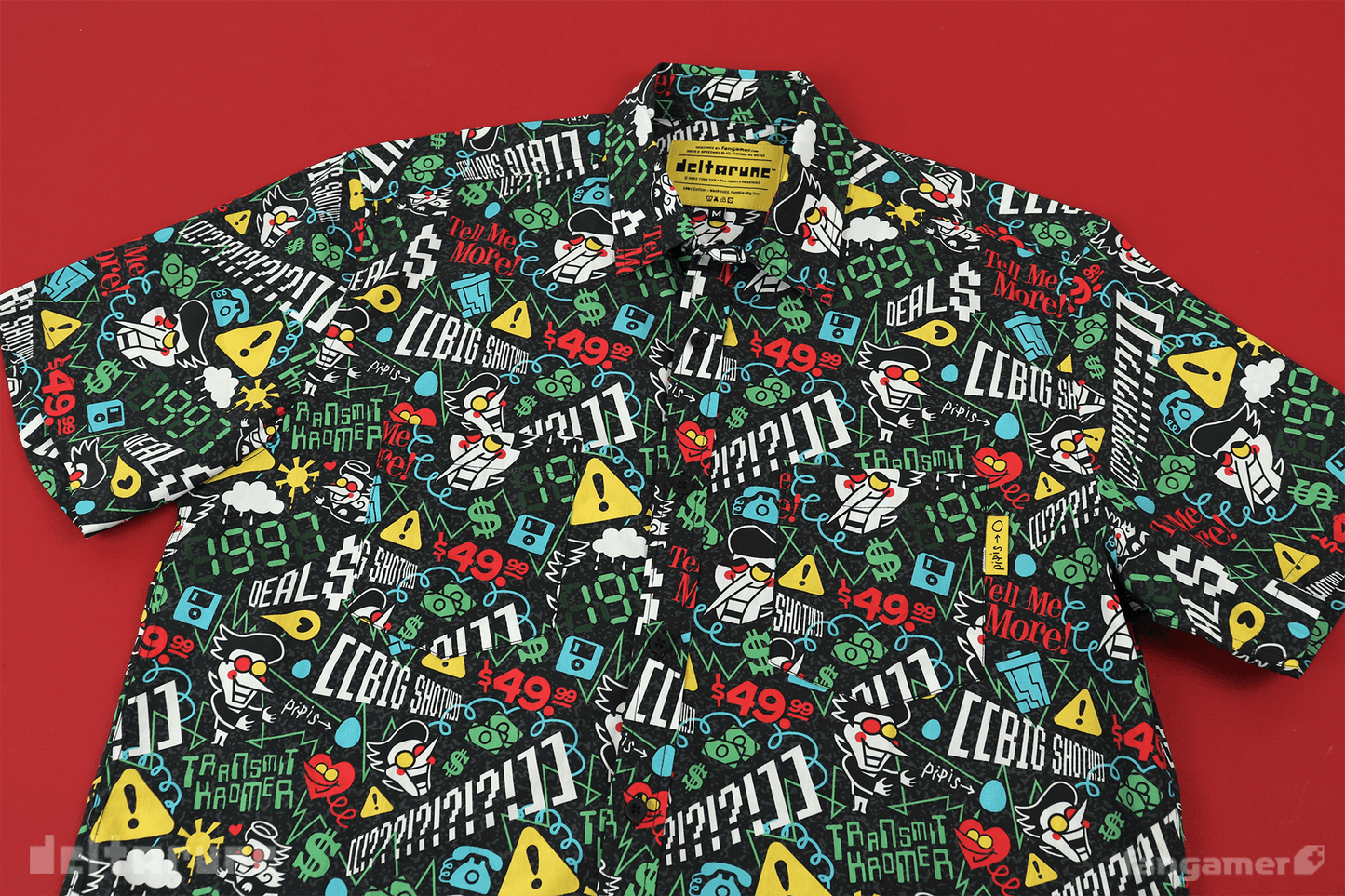 Spamton Button Up Shirt