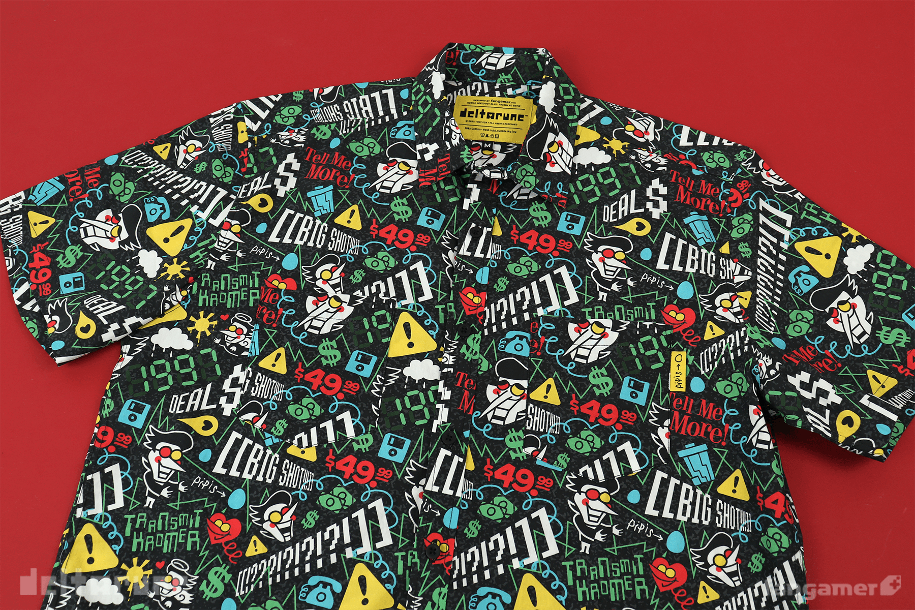 Spamton Button Up Shirt