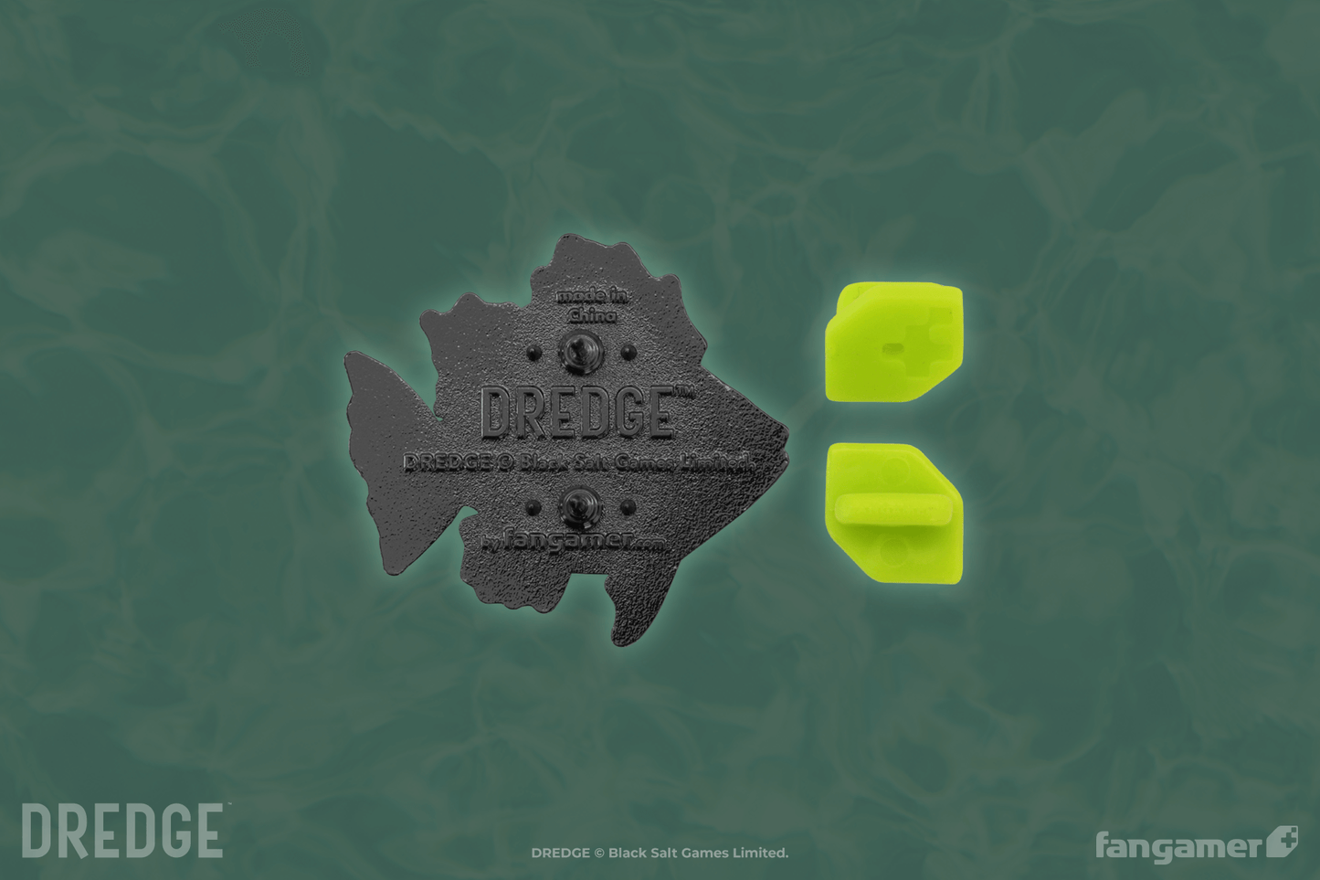 Voltaic Grouper Glow-in-the-Dark Pin