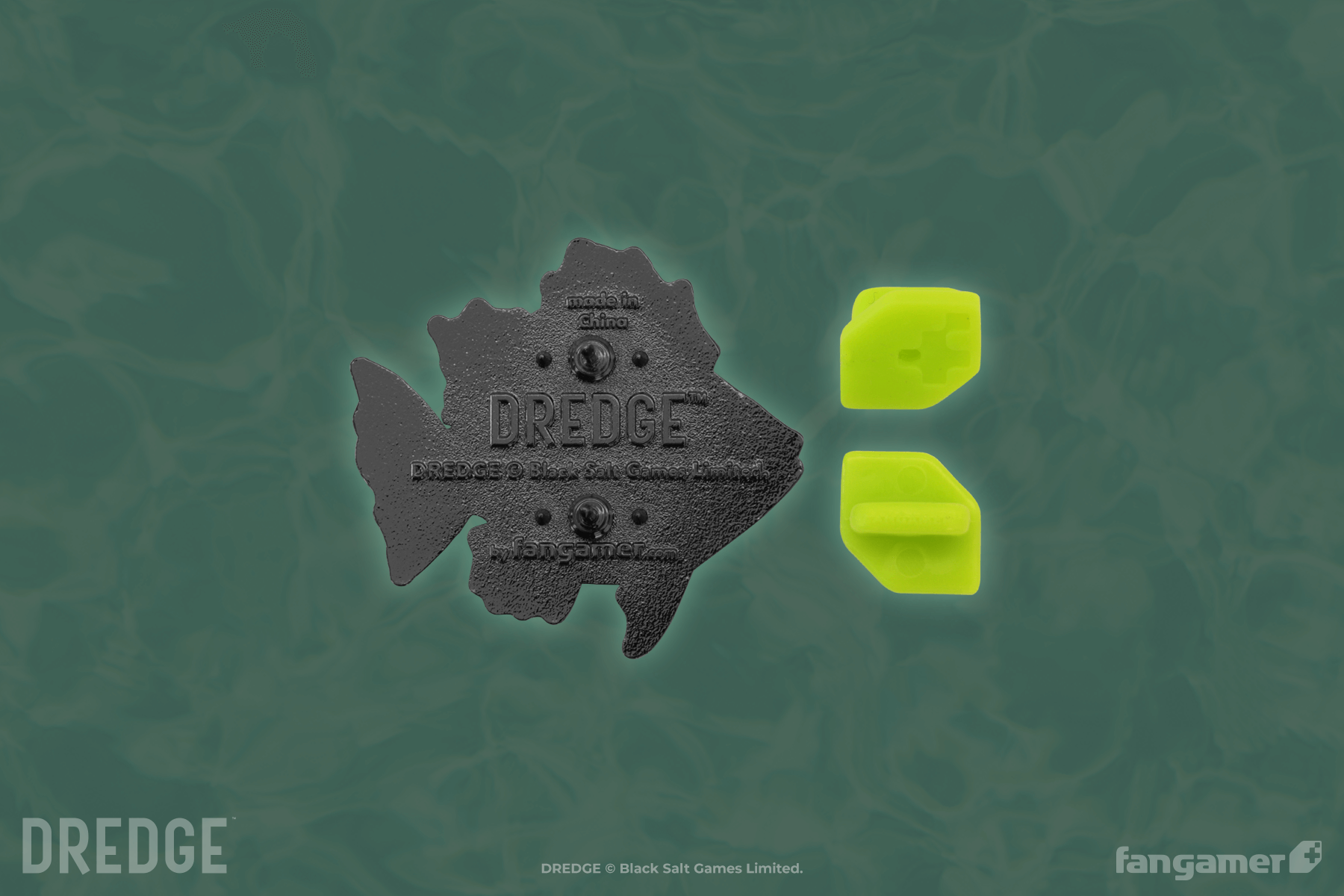 Voltaic Grouper Glow-in-the-Dark Pin