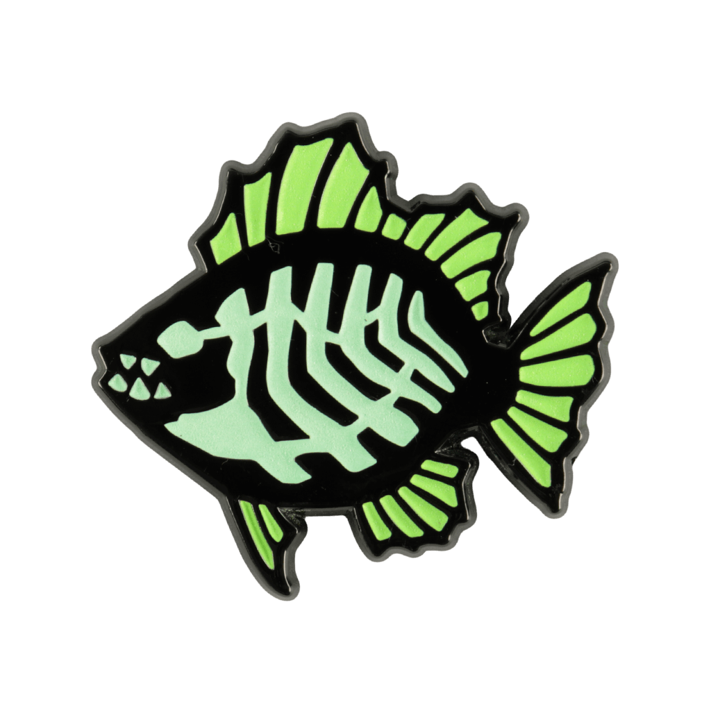 Voltaic Grouper Glow-in-the-Dark Pin