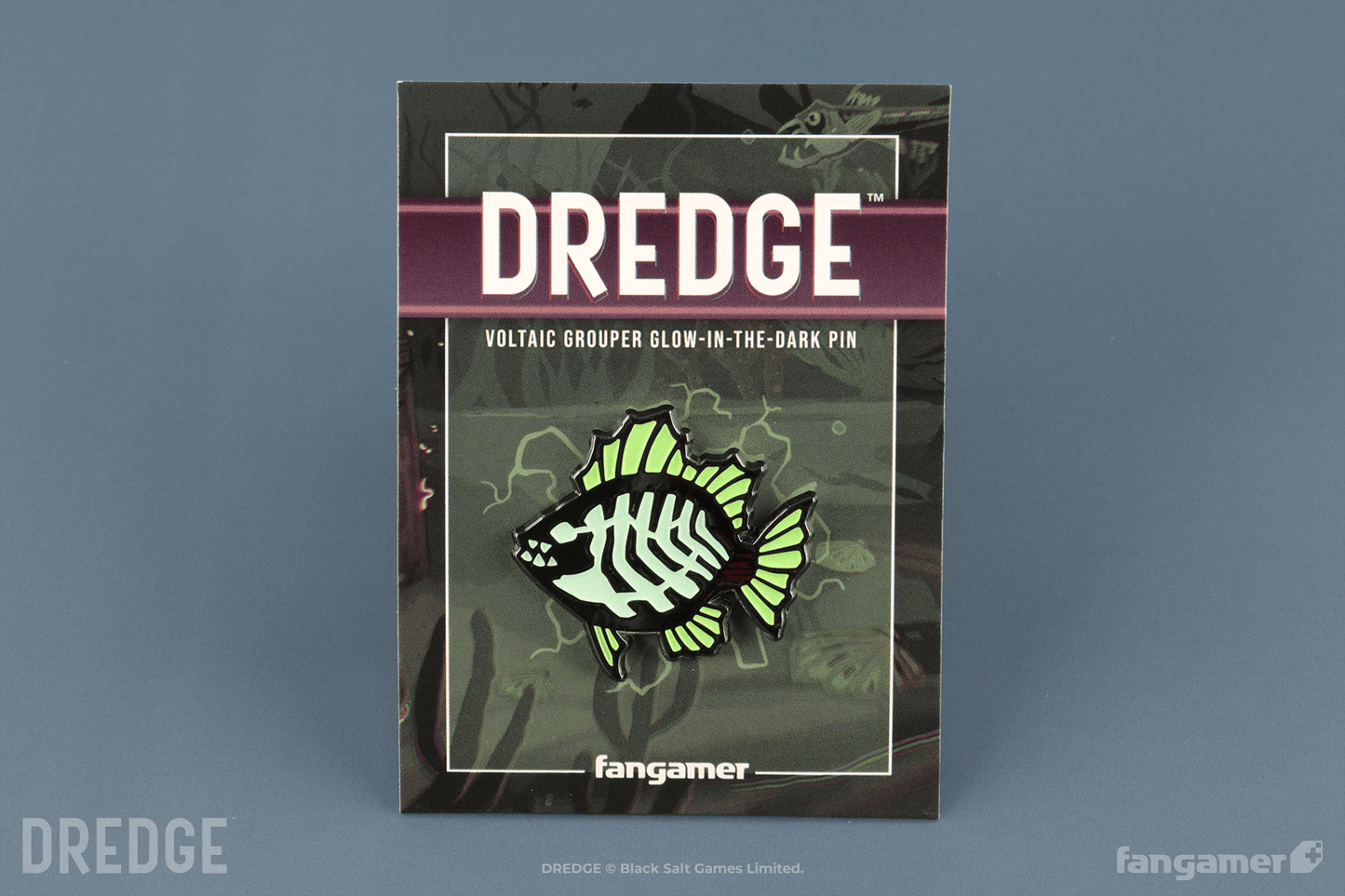 Voltaic Grouper Glow-in-the-Dark Pin