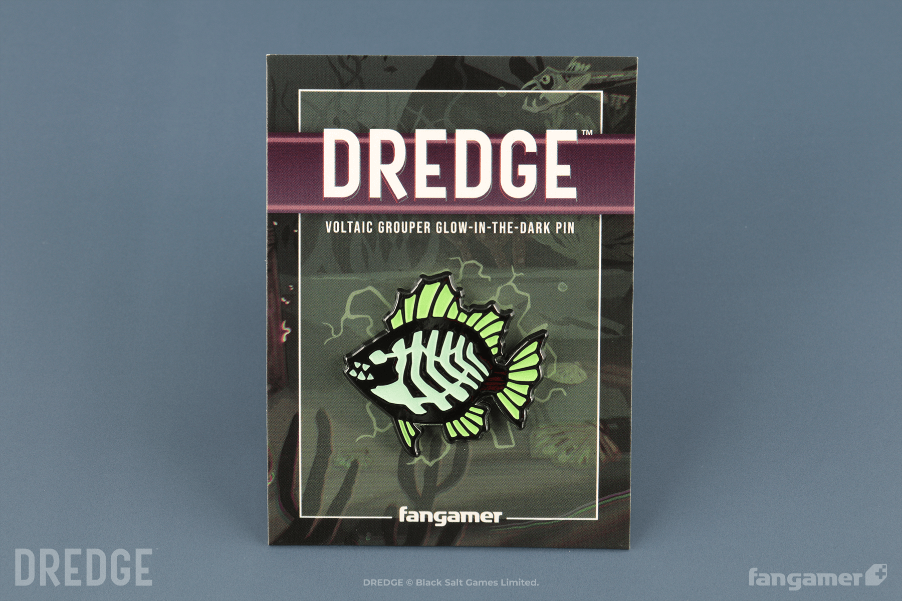 Voltaic Grouper Glow-in-the-Dark Pin