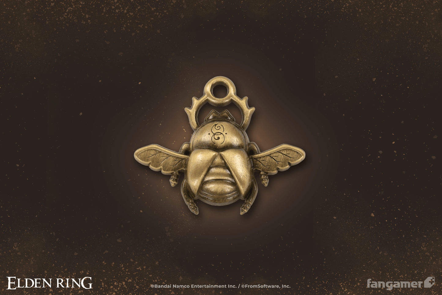 Gold Scarab Pin