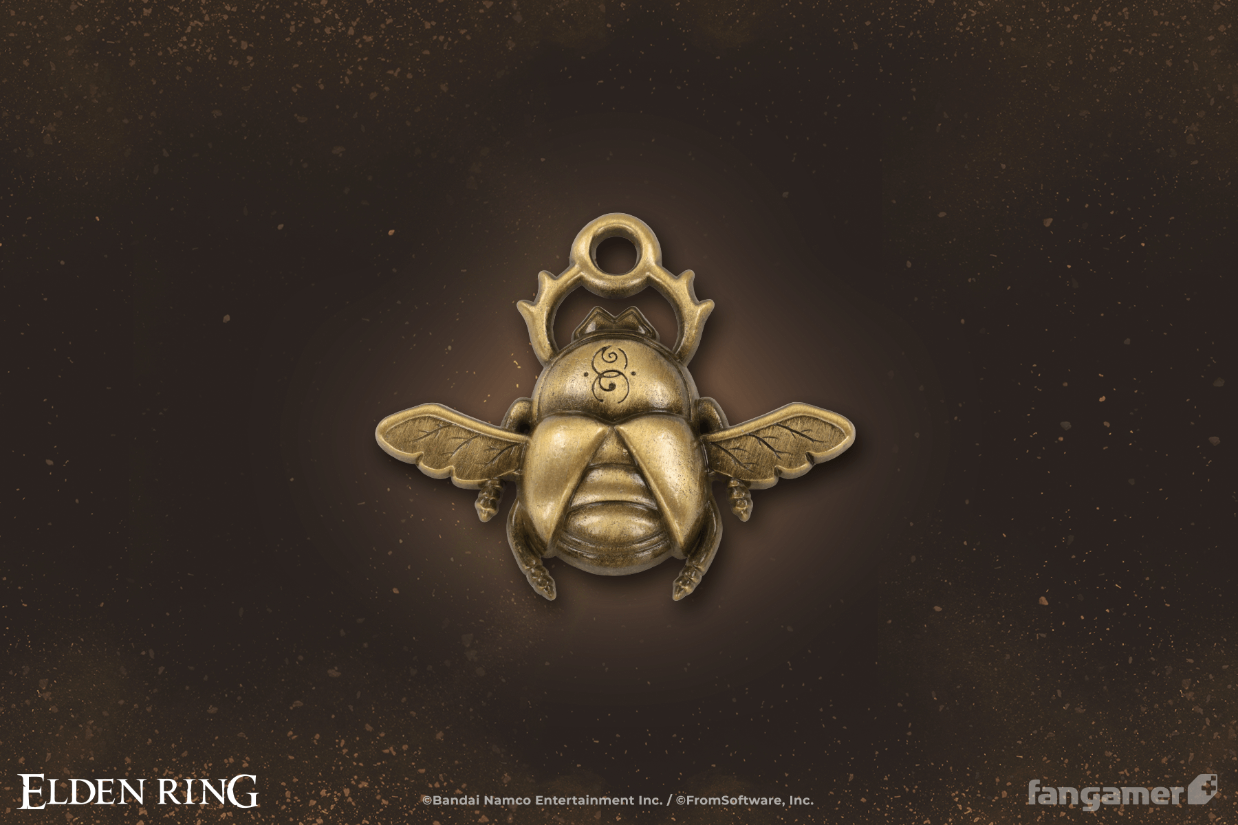 Gold Scarab Pin
