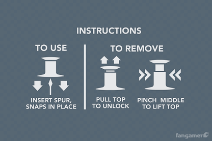 Locking Pin Backs
