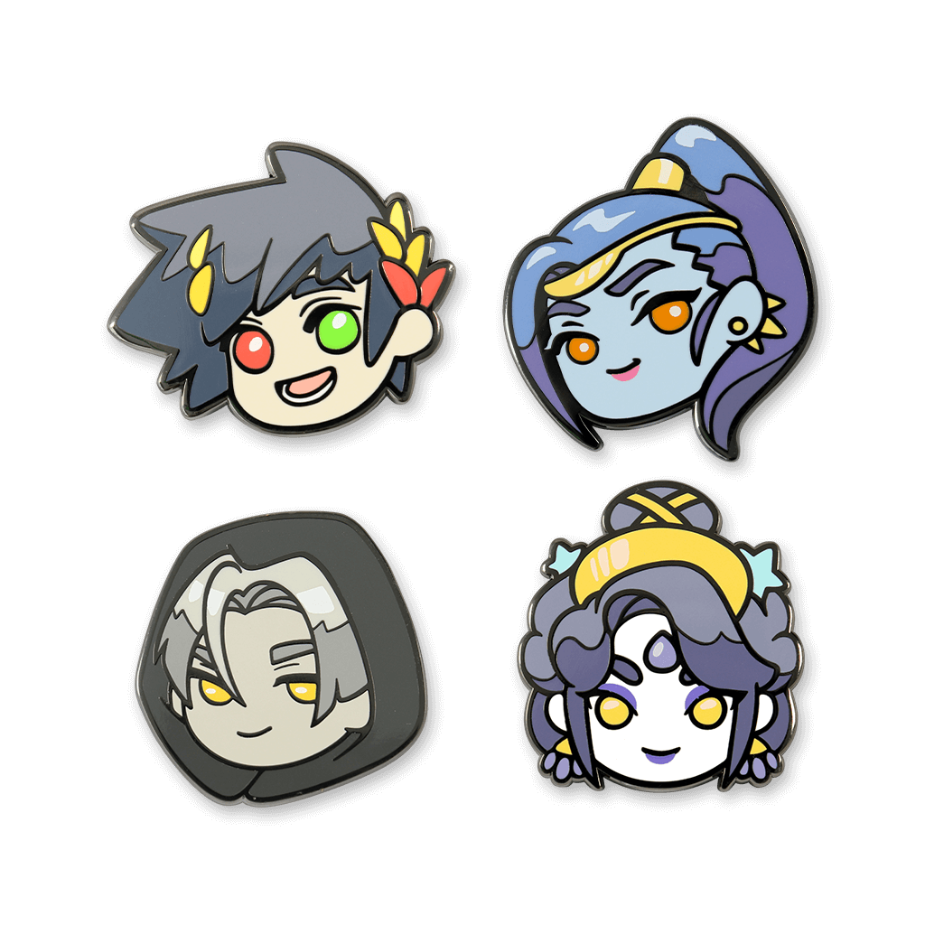 Hades Character Pin Set 1