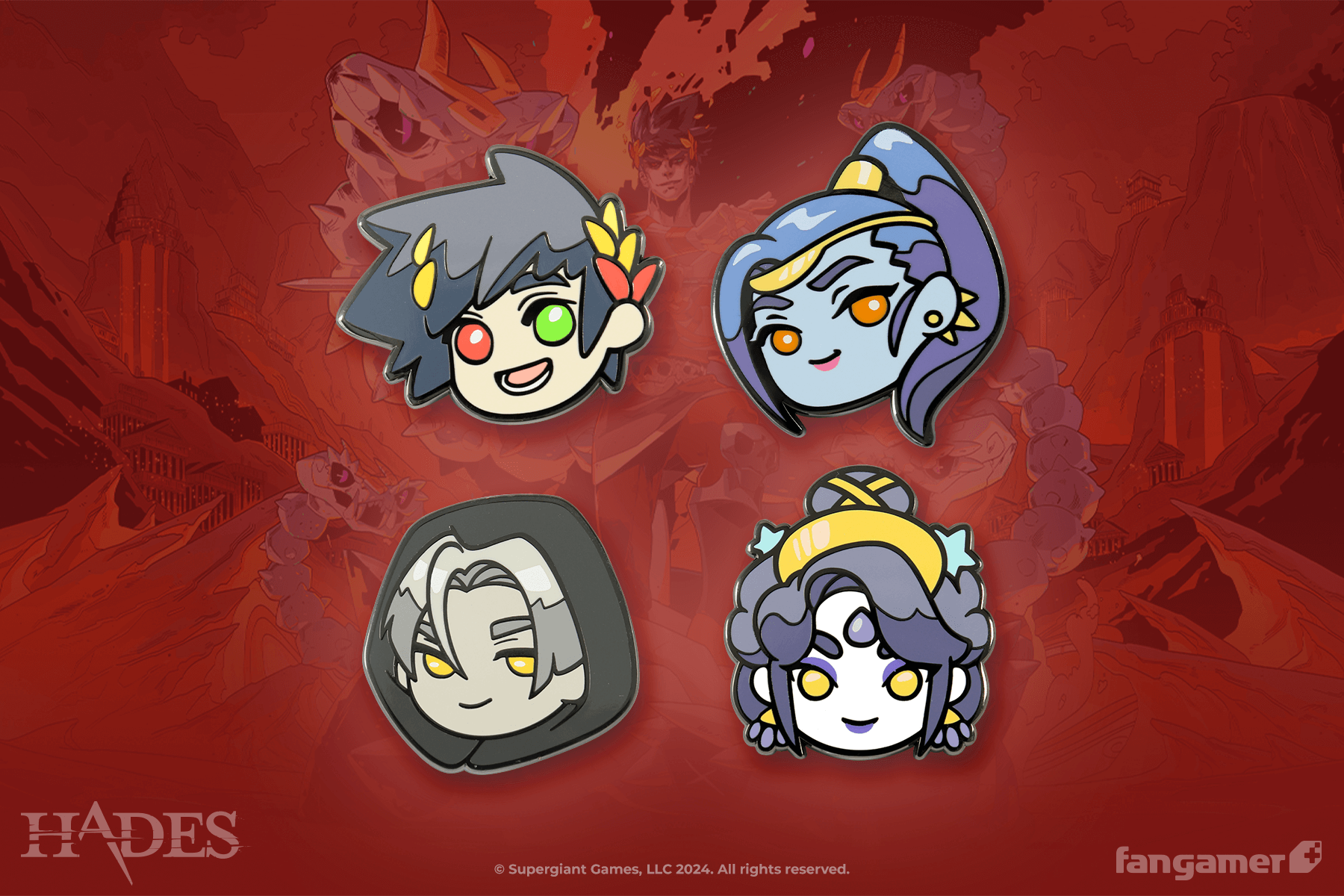 Hades Character Pin Set 1